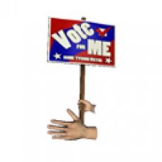 Vote for Me Sign (Male)